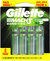 GILLETTE® Mach3 Sensitive - Cartucho de Repuesto para Afeitar con Aloe y 3 Hojas para Piel Sensible (Paquete de 8)