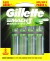 GILLETTE® Mach3 Sensitive - Cartucho de Repuesto para Afeitar con Aloe y 3 Hojas para Piel Sensible (Paquete de 8)