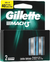 GILLETTE® Mach3 - Cartucho de Repuesto para Afeitar con 3 Hojas (Paquete de 2)
