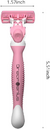 DreamGenius® Maquinillas de Afeitar para Mujer - Paquete de 2 Asas y 19 Recambios