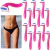 Honoson® 12 Piezas de Afeitadora de Bikini para Mujer - Accesorios de Viaje Duraderos - Maquinilla de Afeitar de Depilación Púbica - comprar en línea