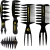 MEISO® 5 Peines de Peinado con Dientes Anchos Profesionales - comprar en línea