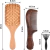 Set de Peine de Cabello OranSee® 3 en 1: Cepillo de Almohadilla de Aire, Peine de Púas Anchas y Mini Garra de Pelo - Styla