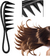 Zyyini® Juego de 2 Peines de Tiburón de Dientes Anchos para Cabello Rizado - Peine Profesional para Peluquería y Uso Doméstico - Styla