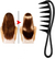 Zyyini® Juego de 2 Peines de Tiburón de Dientes Anchos para Cabello Rizado - Peine Profesional para Peluquería y Uso Doméstico - tienda en línea