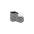 Set de 24 Toallas de Mano Utopia Towels®: Blanco y Negro