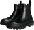 Dolce & Gabbana® - Botas de Trekking Elásticas de Piel Negra - comprar en línea
