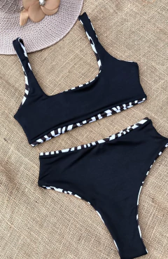 Bikini IBIZA reversible (cebra/negro) varios modelos - comprar online