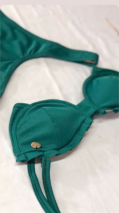 Bikini de Aro Channel verde morley - comprar online