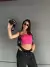 TOP BANDO ROSA - tienda online