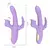 Vibrador estimulador triplo com vai e vem e aquecimento "Genius"  - comprar online