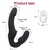 Strapon Vibrador com controle remoto e Estimulador de Clítoris MASTER 5 ( cor Pink)@-