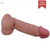 Pênis Realístico 21,8x4,6 Cm CYBERSKIN com dupla pele Marron -8.1 - comprar online
