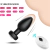 -Plug Anal 9x3,5 Cm Vibrador Com Controle Remoto IMPORTADO @- - loja online