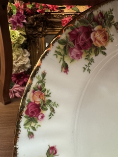 Plato playo Royal Albert, old country roses - comprar online