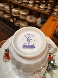 Taza de té con plato CROWN TRENT - tienda online