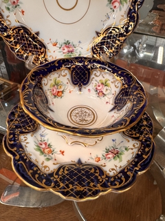 Trio de té azul cobalto - comprar online