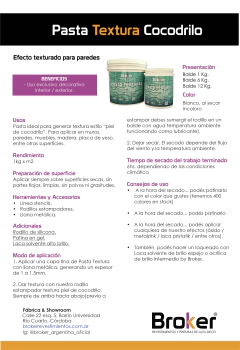 Pasta Texturas - Broker Revestimientos