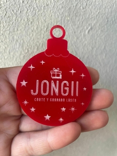 Adornos navideños personalizados acrilico en internet