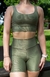 Conjunto Feminino Fitness de Top e Short Grécia na internet