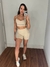 Conjunto Blackout Feminino de Top com Regulador na Alça Shot Básico com Bolsos nas Laterais