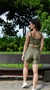 Conjunto Feminino Fitness de Top e Short Grécia