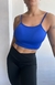 Cropped Feminino Poliamida Light Alça Fina Com Bojo - Energy Clothing