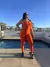 Conjunto Glamour Cropped de Alça Grossa Legging cós Reto Cintura Super Alta - Energy Clothing