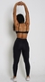 Imagem do Conjunto Vick Top Frente Única Legging Cós Reto em poliamida