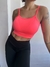 Cropped Feminino Poliamida Light Alça Fina Com Bojo