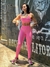 Conjunto MAGNOLIA Legging Cós Reto Top com Bojo Removível com tiras nas costa - loja online