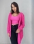 Cardigan Manga Longa Solta Feminino