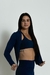 Blusa Cropped Manga Longa - comprar online