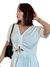 Blusa Básica Feminina Com Regulagem Na Frente