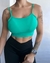 Imagem do Cropped Feminino Poliamida Light Alça Fina Com Bojo