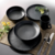 Set de vajilla 24 piezas Flat Onix | Oxford - Tienda Oxford