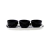 Set de bandeja con 3 bowls Damas Unni | Oxford - comprar online
