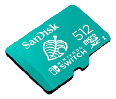 Memoria Microsdxc Sandisk Para Nintendo Switch 512 Gb