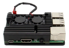Carcasa Disipadora Dual Fan Aluminio Raspberry Pi 3b Y 3b+ en internet