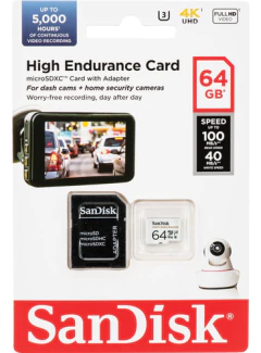 Memoria De Alta Resistencia Sandisk High Endurance 64 Gb en internet