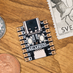 Tiny 2350 - Placa De Desarrollo RP2350 Usb-c 4mb Pines Io - comprar online