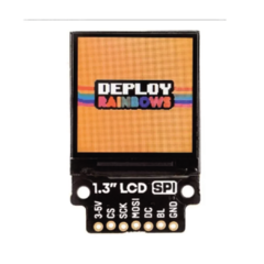 Pantalla LCD Color IPS 1,3" con Interfaz SPI 240x240 y Driver ST7789V - comprar online