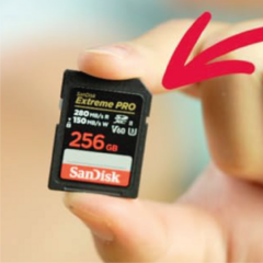 SanDisk Extreme PRO SDXC UHS-II 256 GB – Captura videos en 6K y 4K UHD con calidad profesional, velocidad de transferencia de hasta 280 MB/s - 150MB/s - comprar online