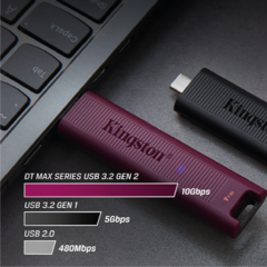 Kingston DTMAXA 1TB USB 3.2 Gen 2 Type A 1000MB/s - tienda online