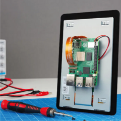 Imagen de Pantalla Táctil 7" Raspberry Pi Touch Display 2, IPS 720x1280