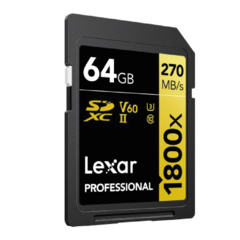 Lexar Professional 1800x SDXC UHS-II 64GB en internet