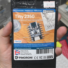 Imagen de Tiny 2350 - Placa De Desarrollo RP2350 Usb-c 4mb Pines Io