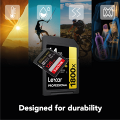 Lexar Professional 1800x SDXC UHS-II 64GB - Siranet