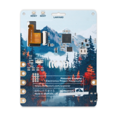 Pimoroni Explorer - Kit Electrónico Con LCD Y Mini Breadboar
