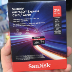 Tarjeta De Memoria Sandisk Microsd Express 256gb 880mb/s - comprar online